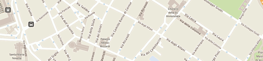 Mappa della impresa tripodus gestione immobiliare (srl) a FIRENZE