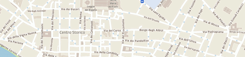 Mappa della impresa parri silvia a FIRENZE