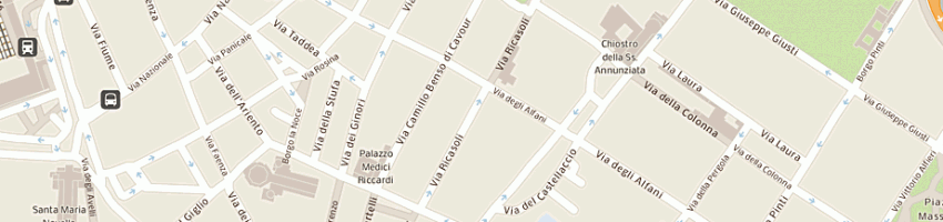 Mappa della impresa ente nazionale per la protezione degli animali a FIRENZE