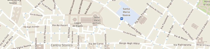 Mappa della impresa centro restauri piacenti di piacenti marcellogiammarco e c snc a FIRENZE