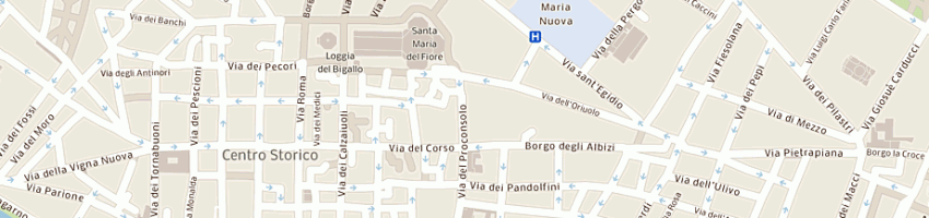 Mappa della impresa istituto diocesano fiesole a FIRENZE
