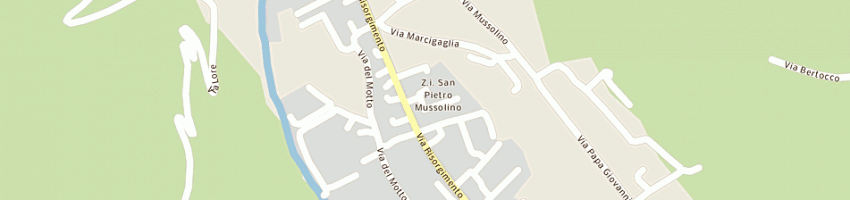 Mappa della impresa andrea (srl) a SAN PIETRO MUSSOLINO