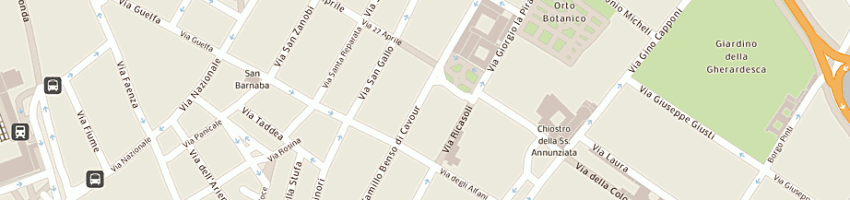 Mappa della impresa pelletteria d'asio a FIRENZE