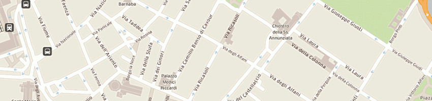 Mappa della impresa filieri santacroce studio associato a FIRENZE