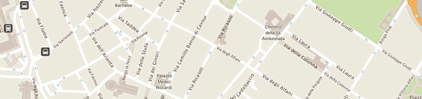 Mappa della impresa sarti manuela a FIRENZE