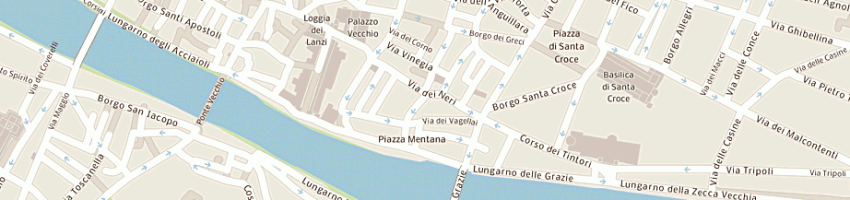 Mappa della impresa trattoria da benvenuto a FIRENZE