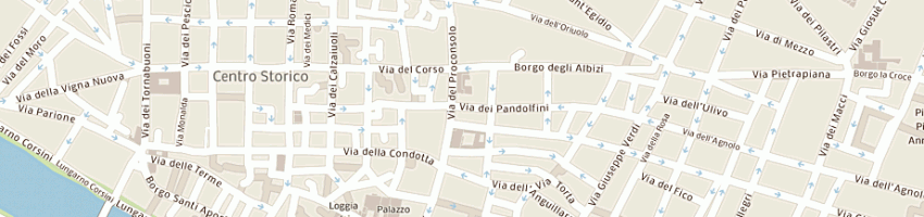 Mappa della impresa bondi gabriella a FIRENZE