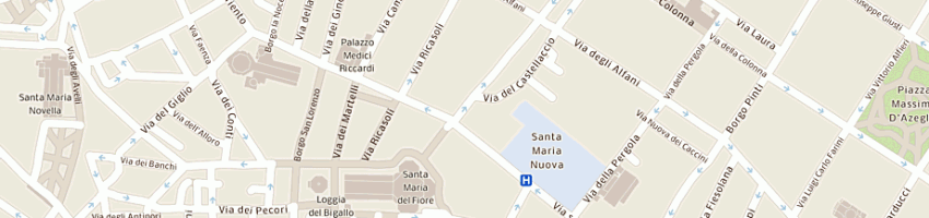 Mappa della impresa studio architetti associati gabelli e sgambelluri a FIRENZE