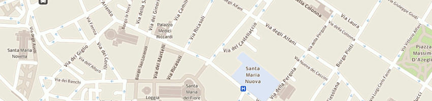 Mappa della impresa elle pelletterie sas a FIRENZE
