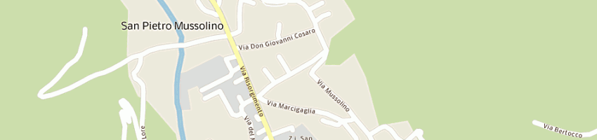 Mappa della impresa xompero architetto alessandro studio tecnico a SAN PIETRO MUSSOLINO
