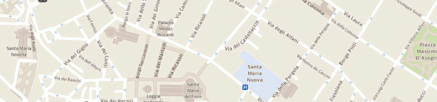 Mappa della impresa l'affiche illustree' snc a FIRENZE