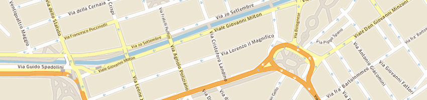 Mappa della impresa baquis gabriele a FIRENZE