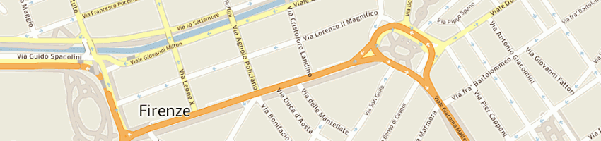 Mappa della impresa lunghi marco a FIRENZE