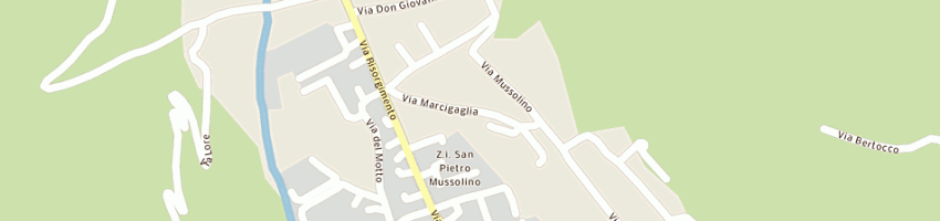 Mappa della impresa the bridge srl a SAN PIETRO MUSSOLINO