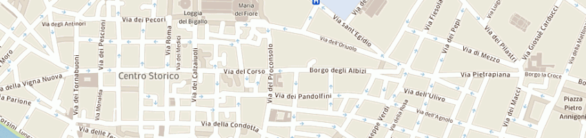 Mappa della impresa mr hotels di rocchini manuela e c sas a FIRENZE