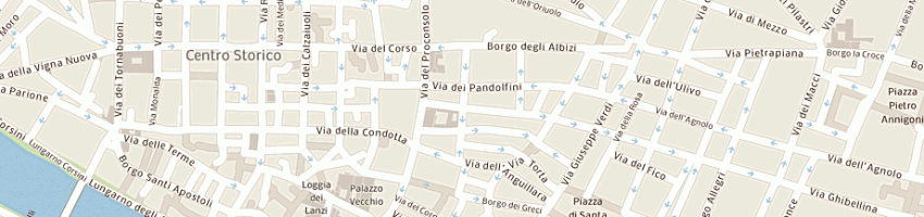 Mappa della impresa trattoria tirovino - il labaro viola srl a FIRENZE