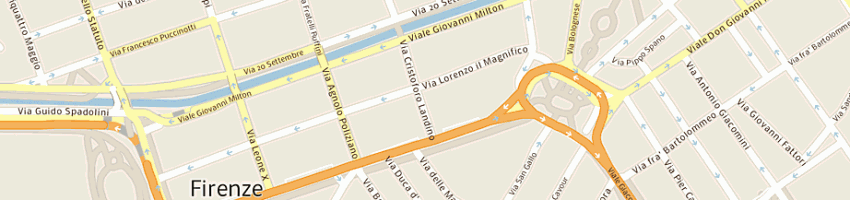 Mappa della impresa ridolfi vanni a FIRENZE