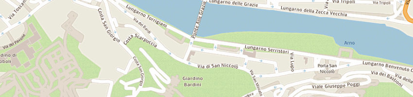 Mappa della impresa soprintendenza per i beni artistici e storici a FIRENZE