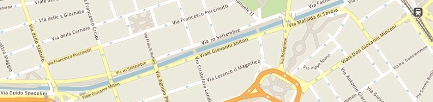 Mappa della impresa mercato tenda sas a FIRENZE