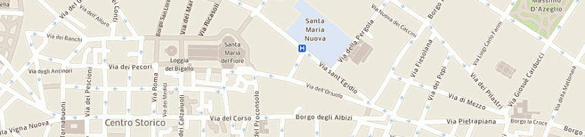 Mappa della impresa onoranze funebri toscane spa a FIRENZE