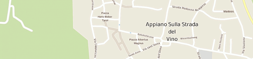 Mappa della impresa caffe' herz as steakhaus a APPIANO SULLA STRADA DEL VINO