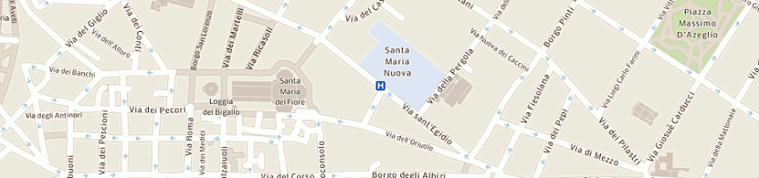 Mappa della impresa corino patrizia a FIRENZE