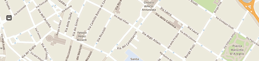 Mappa della impresa ceccherelli c e c (sas) a FIRENZE
