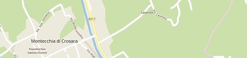Mappa della impresa trestini luigi a MONTECCHIA DI CROSARA