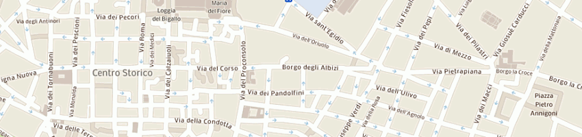 Mappa della impresa baiana srl a FIRENZE