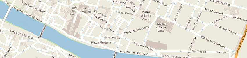 Mappa della impresa opera di santa croce a FIRENZE