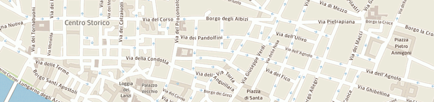 Mappa della impresa associazione monastica a FIRENZE