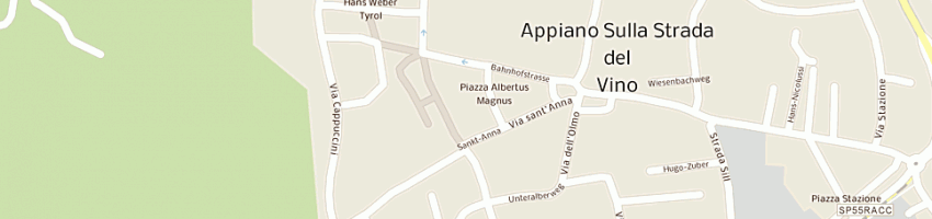 Mappa della impresa modissa (sas) a APPIANO SULLA STRADA DEL VINO