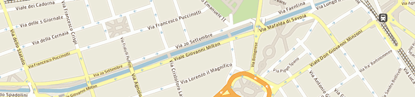 Mappa della impresa giva assicurazioni di giacomo petti a FIRENZE