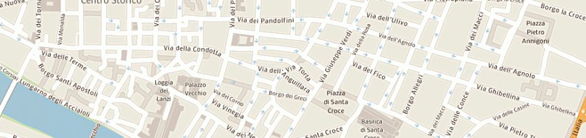 Mappa della impresa leone gustavo a FIRENZE