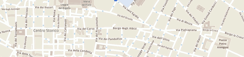 Mappa della impresa in itinere srl a FIRENZE