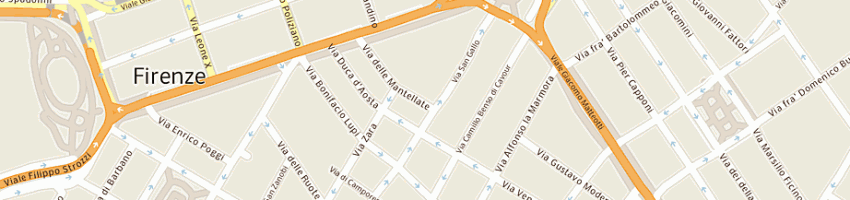 Mappa della impresa poliservice sas a FIRENZE