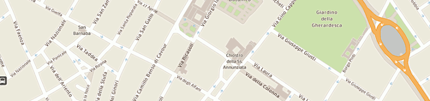 Mappa della impresa melelli a FIRENZE
