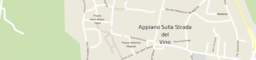 Mappa della impresa cassa di risparmio di bolzano spa a APPIANO SULLA STRADA DEL VINO