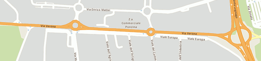 Mappa della impresa bissoli sisto raffaele a LEGNAGO