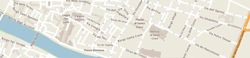 Mappa della impresa trattoria il tirabuscio' a FIRENZE