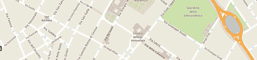 Mappa della impresa mutuo soccorso dipendenti istituto geografico militare soc coop a FIRENZE