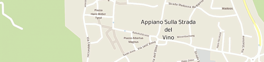 Mappa della impresa radio data network srl a APPIANO SULLA STRADA DEL VINO