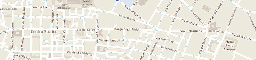 Mappa della impresa ies srl a FIRENZE