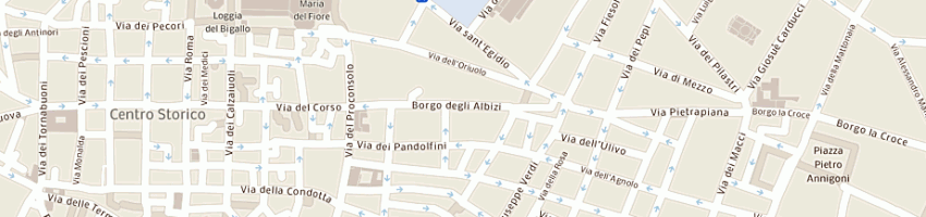 Mappa della impresa trianda srl a FIRENZE