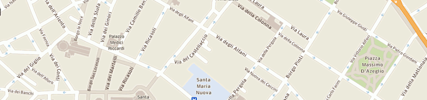 Mappa della impresa de plano consulting srl a FIRENZE