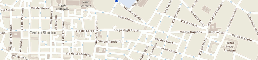 Mappa della impresa amiata media srl a FIRENZE