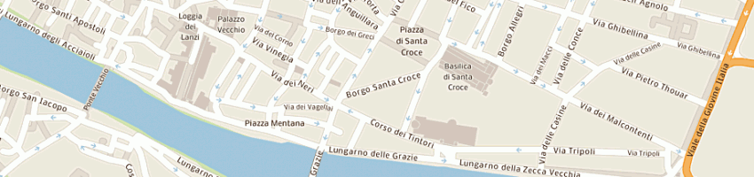 Mappa della impresa finanza e progetti srl a FIRENZE