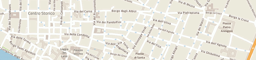 Mappa della impresa garzanti vilfredo a FIRENZE