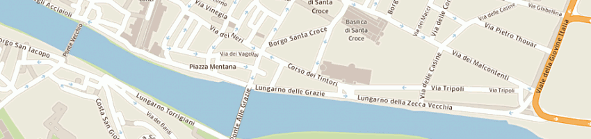 Mappa della impresa libreria antiquaria cappellini snc a FIRENZE