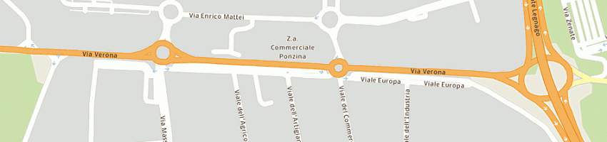 Mappa della impresa autoelle 2 srl a LEGNAGO